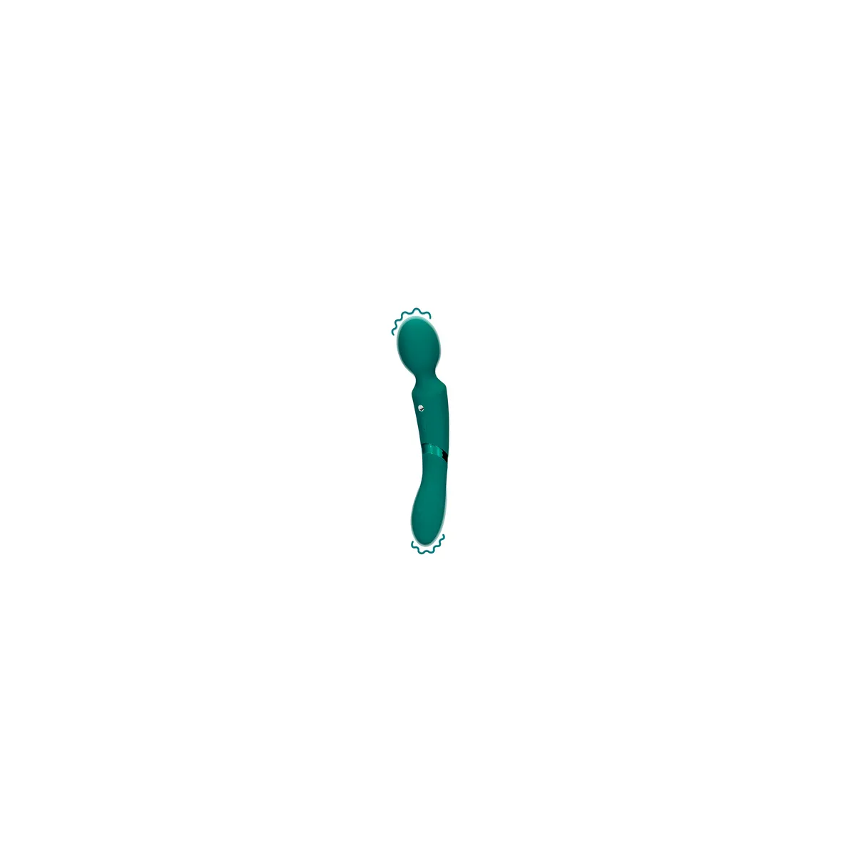 Wand e vibratore 2 in 1 verde acqua