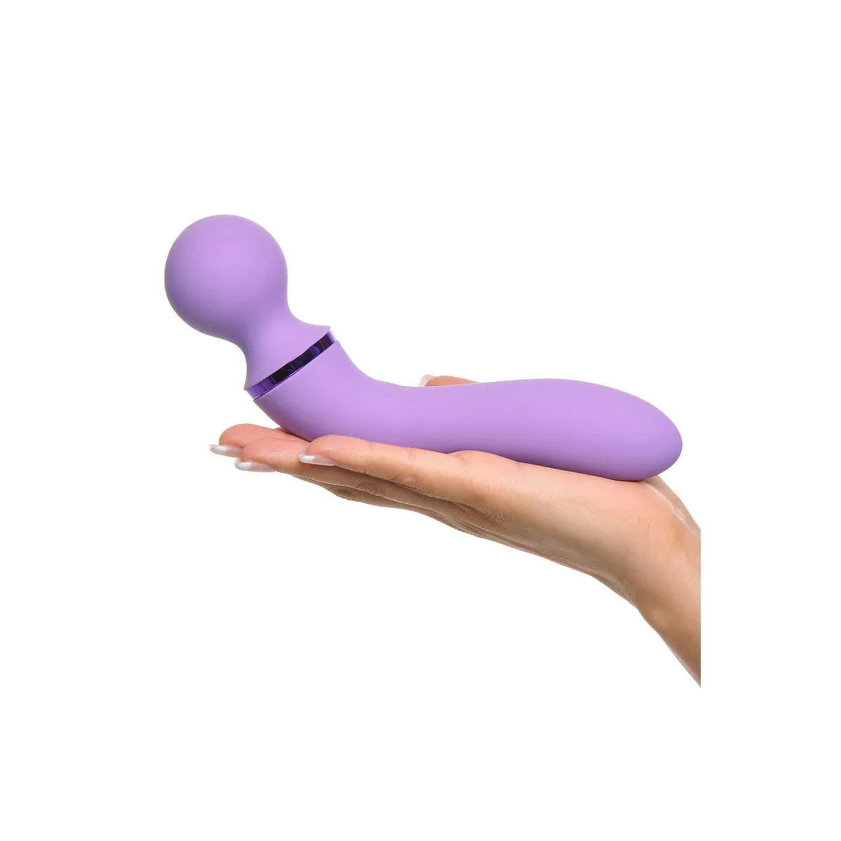 Massaggiatore wand silicone viola