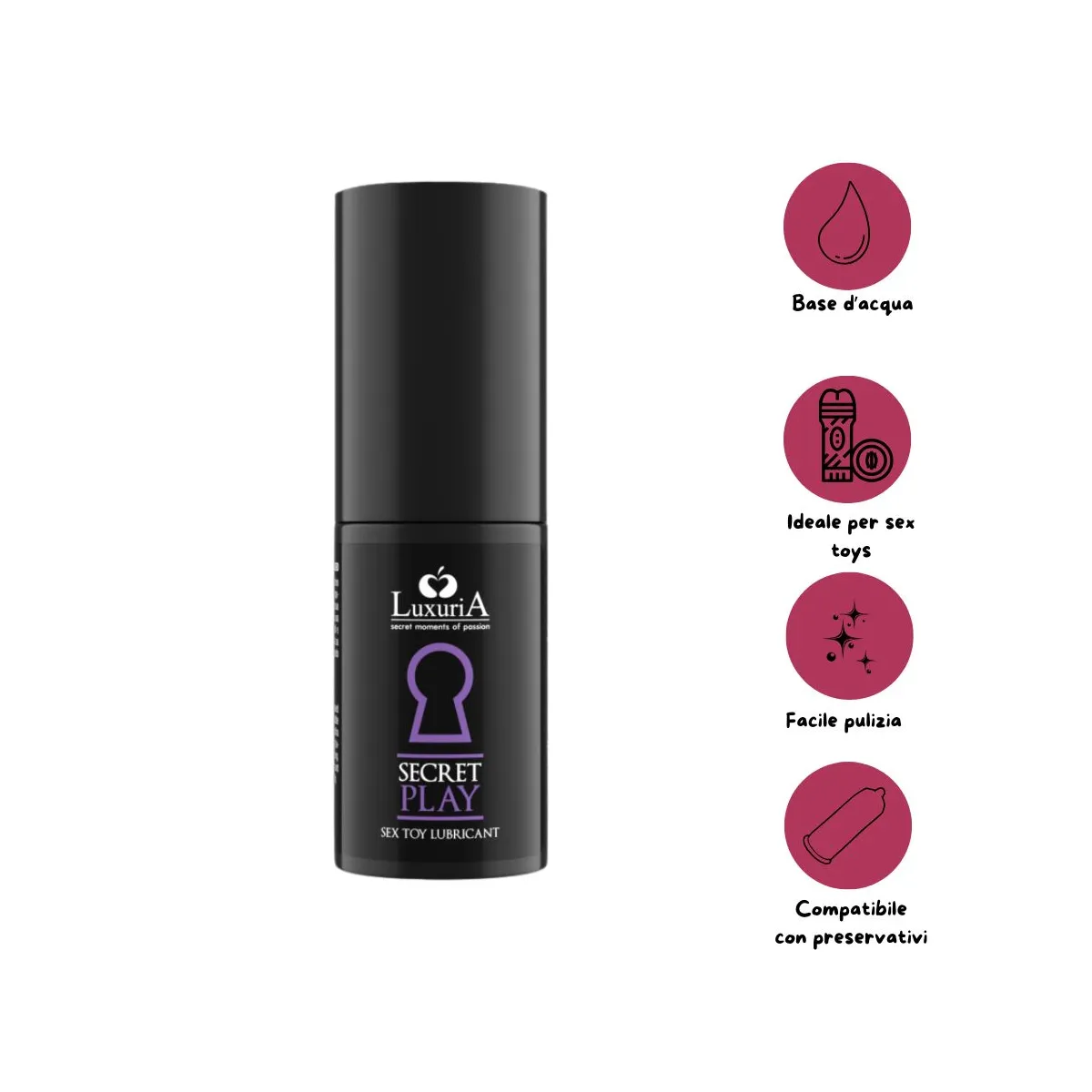 Lubrificante intimo acqua Secret Play 30 ml