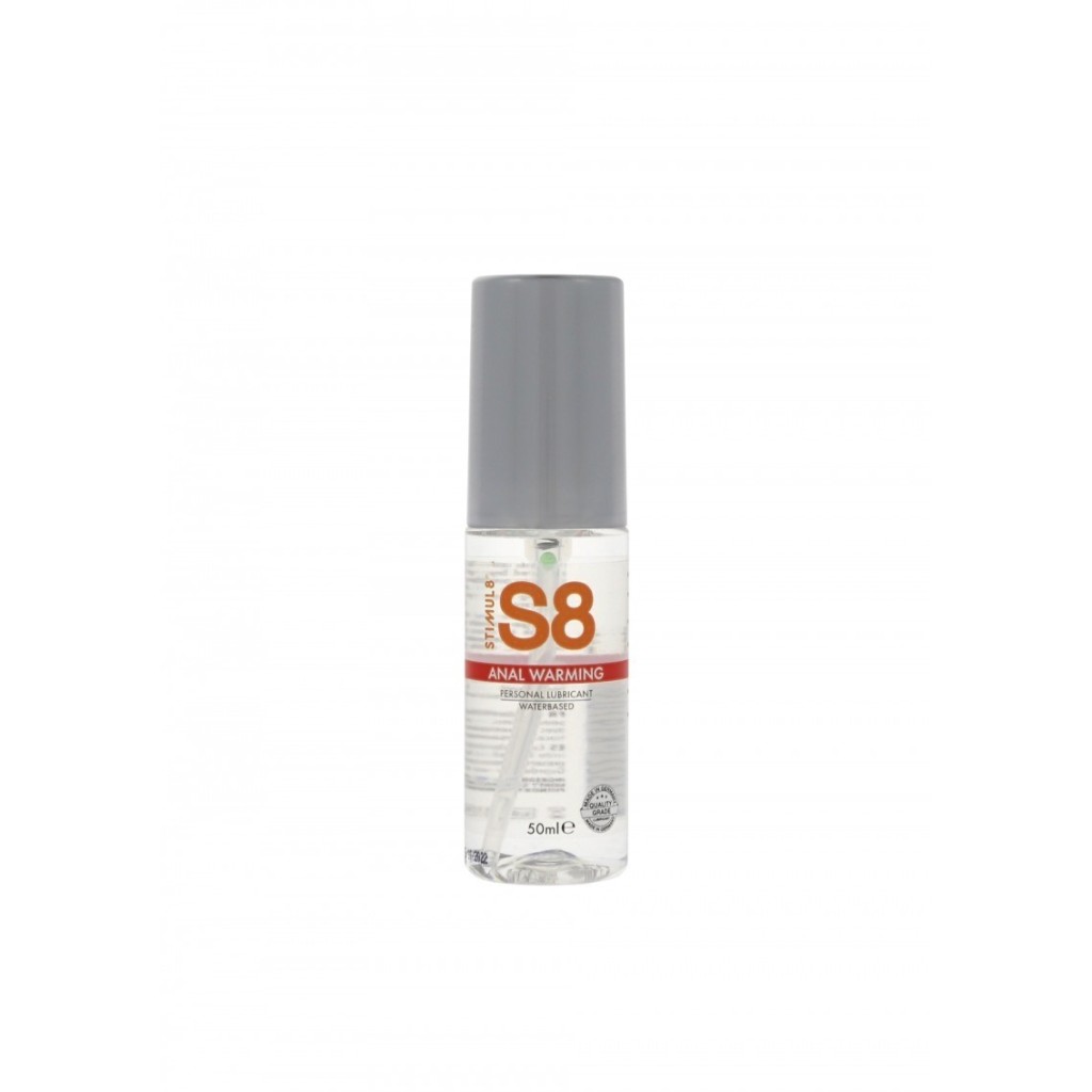 Lubrificante anale scaldante 50 ml acqua s8