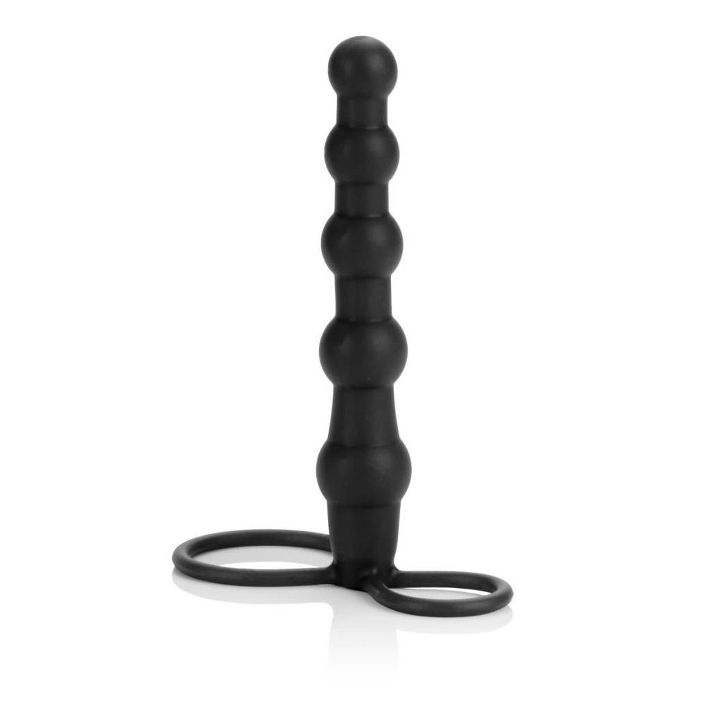 Fallo indossabile e anello pene silicone nero