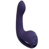 Vibratore vaginale Riko viola con impugnatura