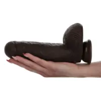 Dildo Realistico Ulisse 22,5 cm pelle scura