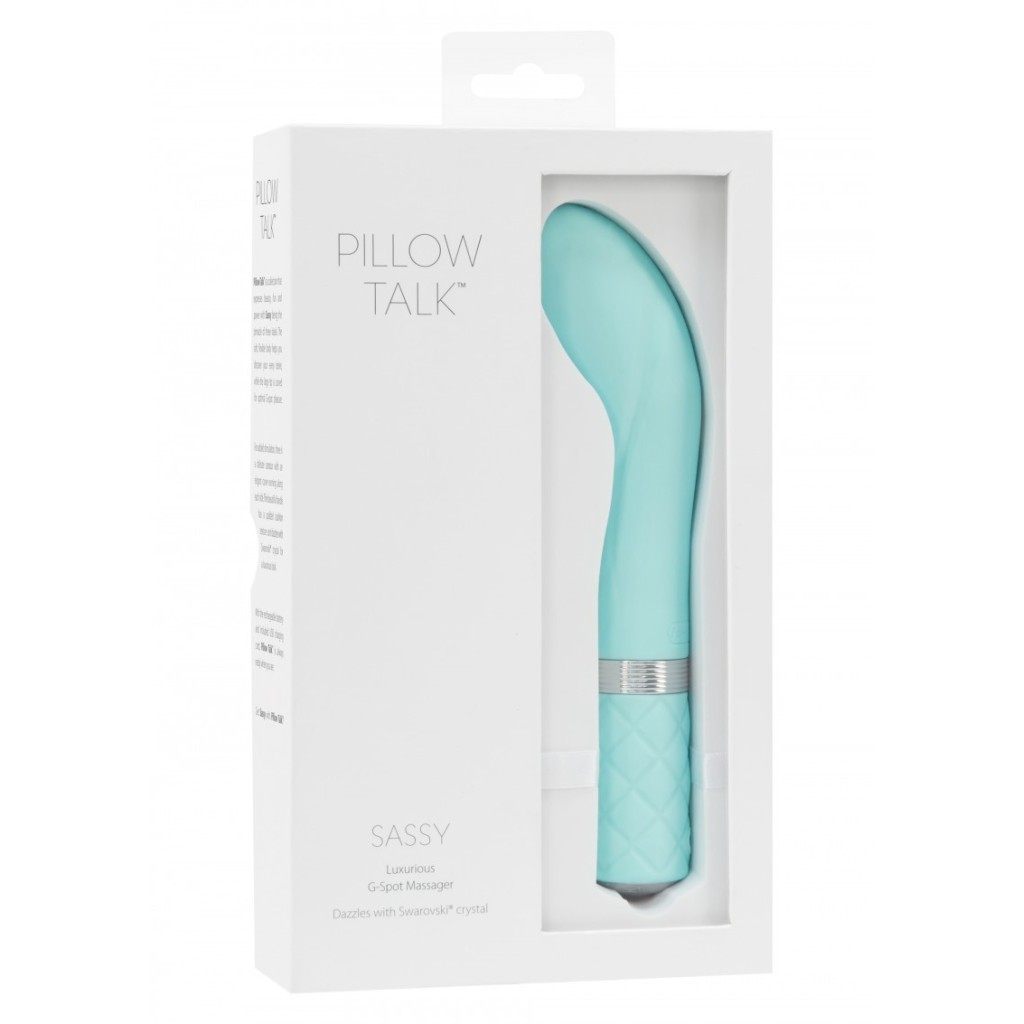 Vibratore punto G silicone Sassy celeste