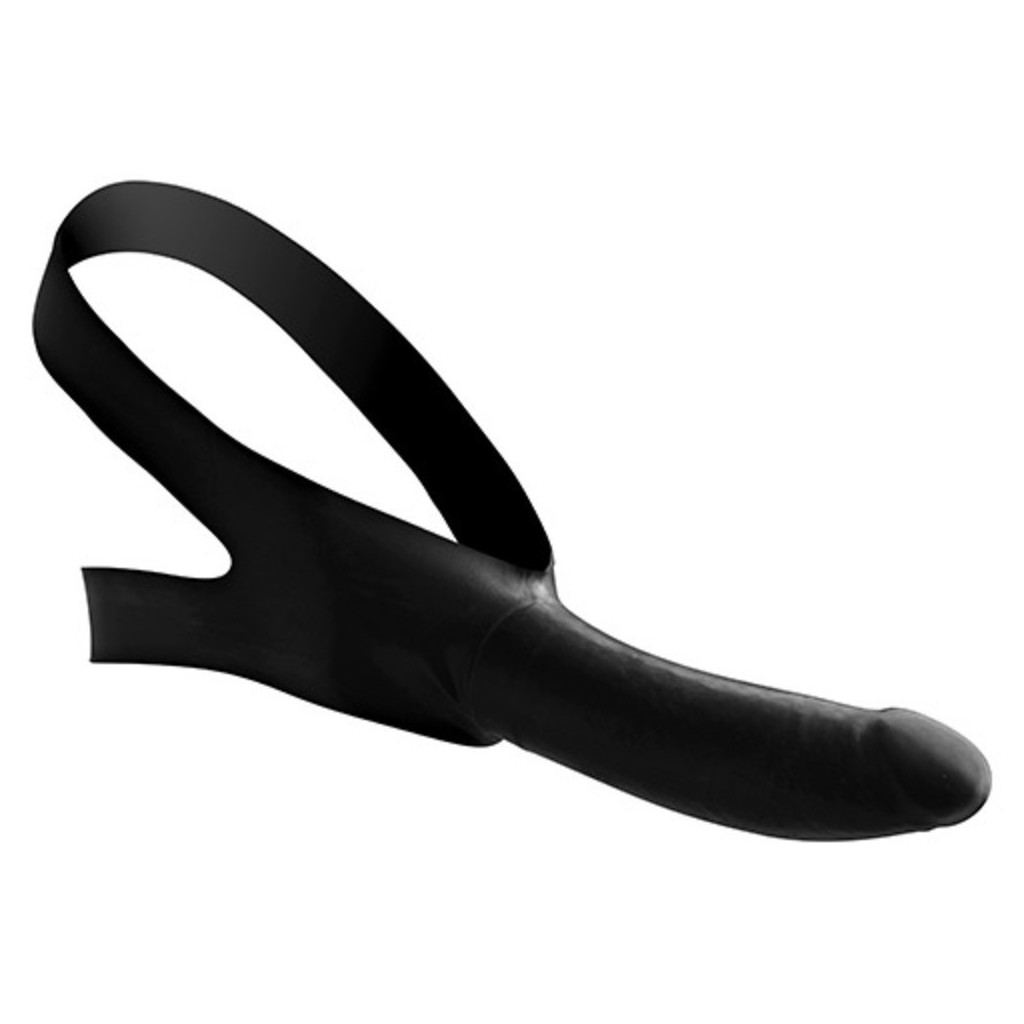 Dildo per viso indossabile nero