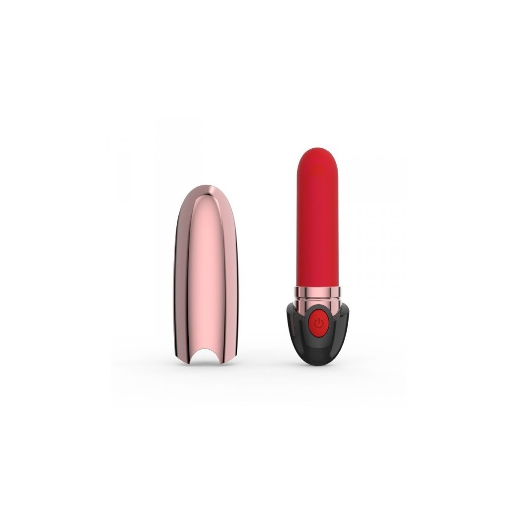 Stimolatore vaginale mini rossetto rosso