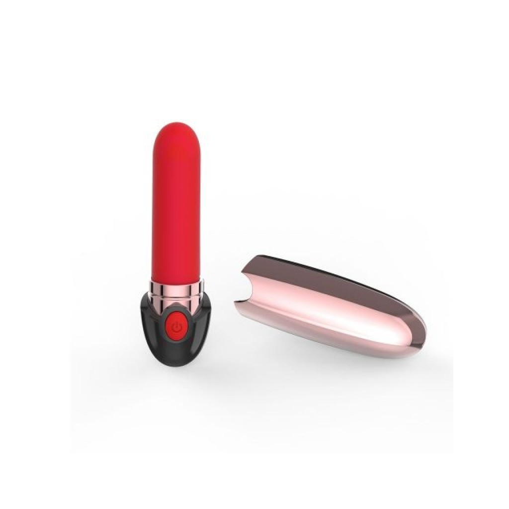 Stimolatore vaginale mini rossetto rosso