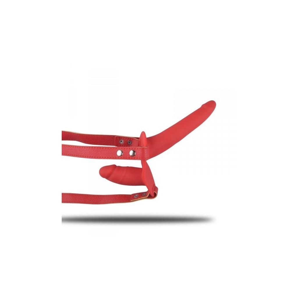 Cintura strapon indossabile dildo rosso