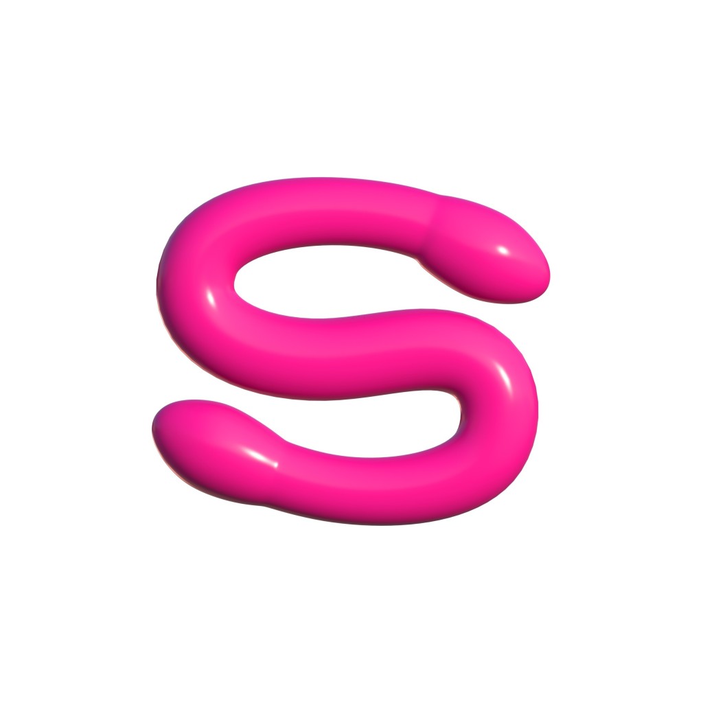 Dildo doppio in silicone Double Whammy fucsia