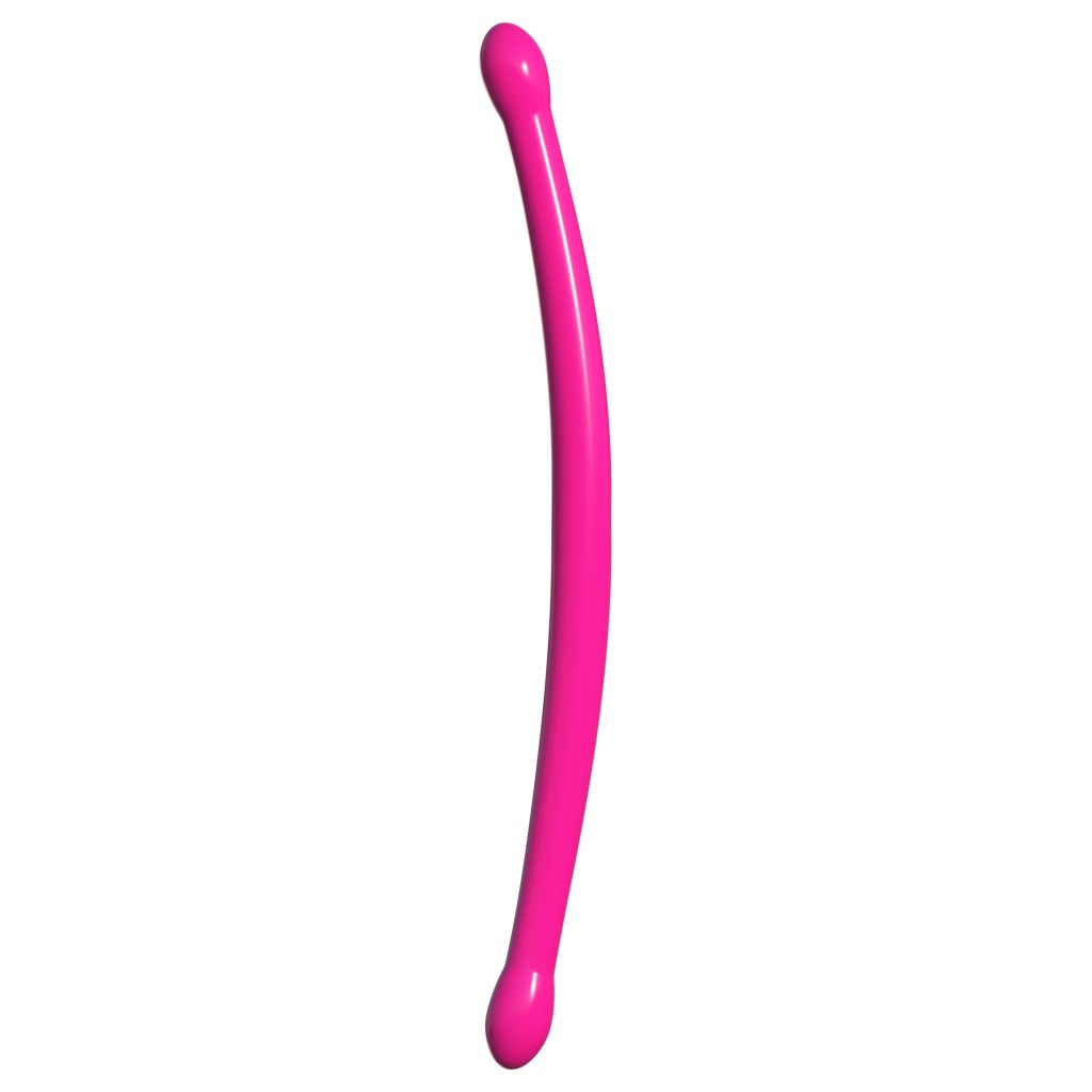 Dildo doppio in silicone Double Whammy fucsia