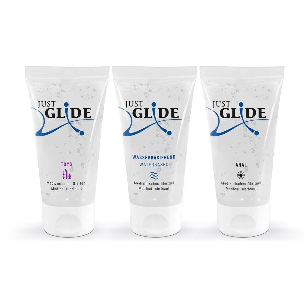 Lubrificanti base acqua just glide 3 x 50 ml