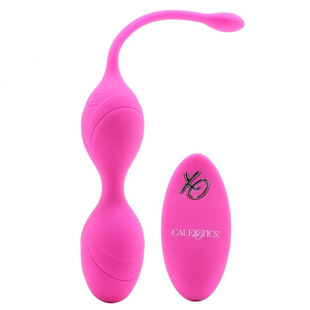 Palline vaginali vibranti telecomando fucsia