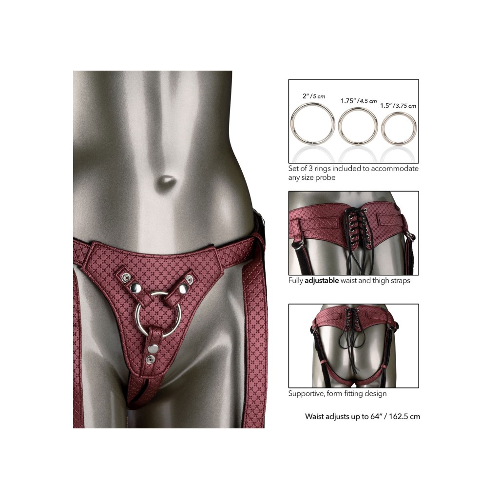 Imbracatura strapon corsetto da donna