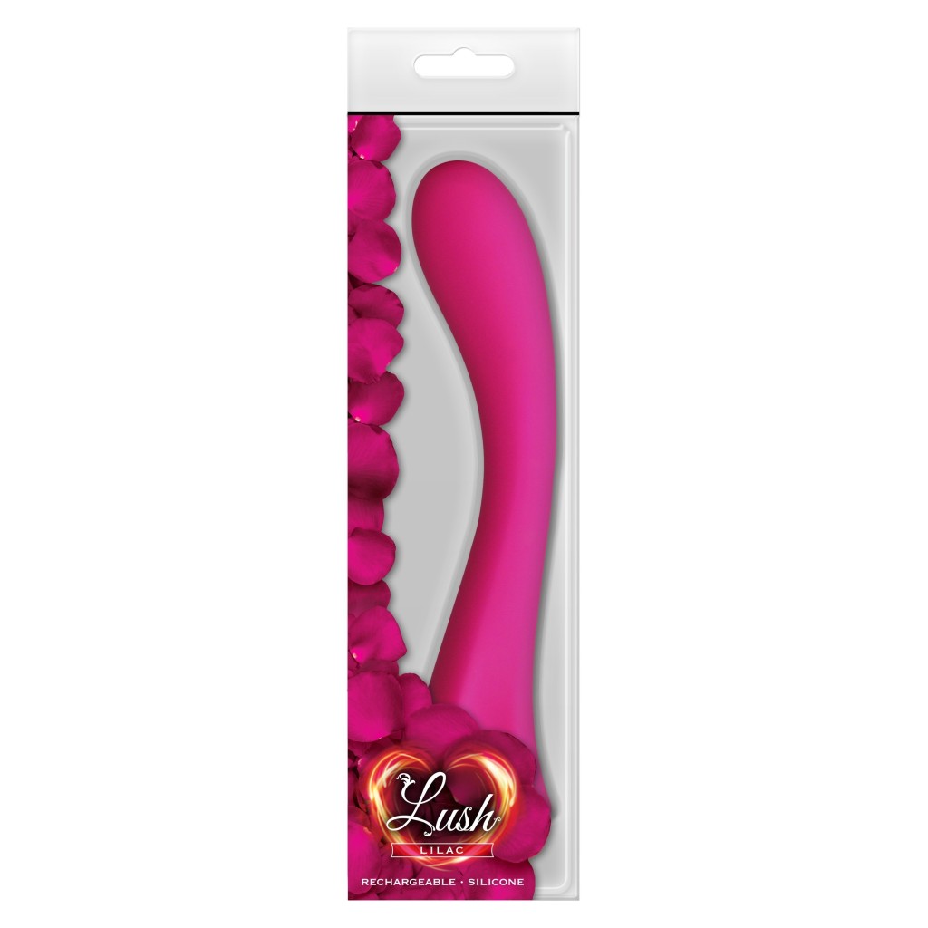 Vibratore vaginale punto G curvo fucsia