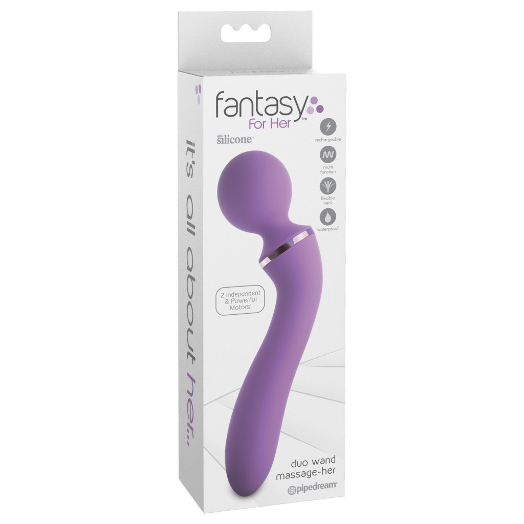 Massaggiatore wand silicone viola