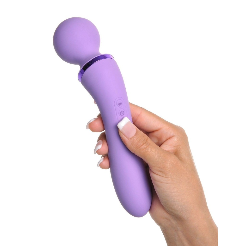 Massaggiatore wand silicone viola