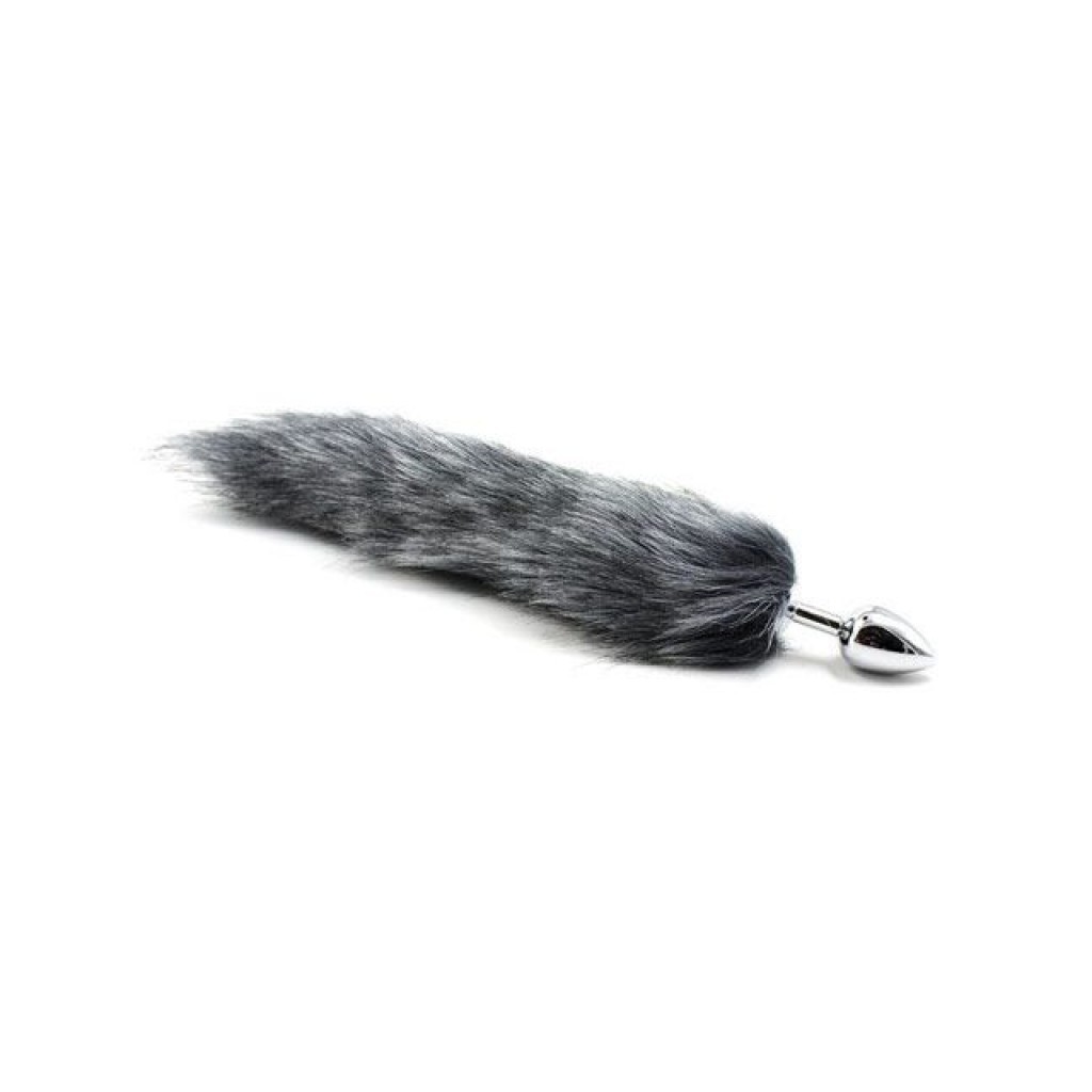 Plug anale con coda Fox Tail Grigio