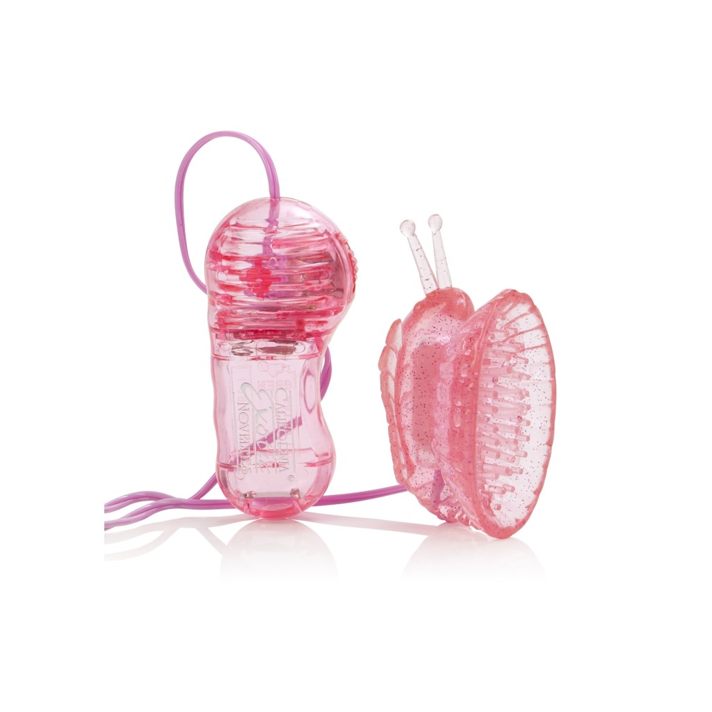 Stimolatore vaginale rosa in silicone