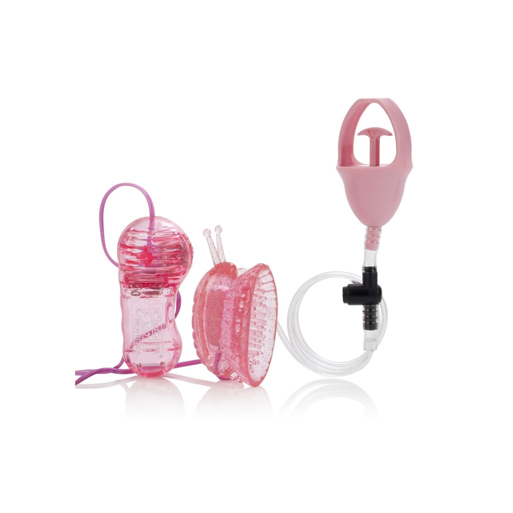 Stimolatore vaginale rosa in silicone