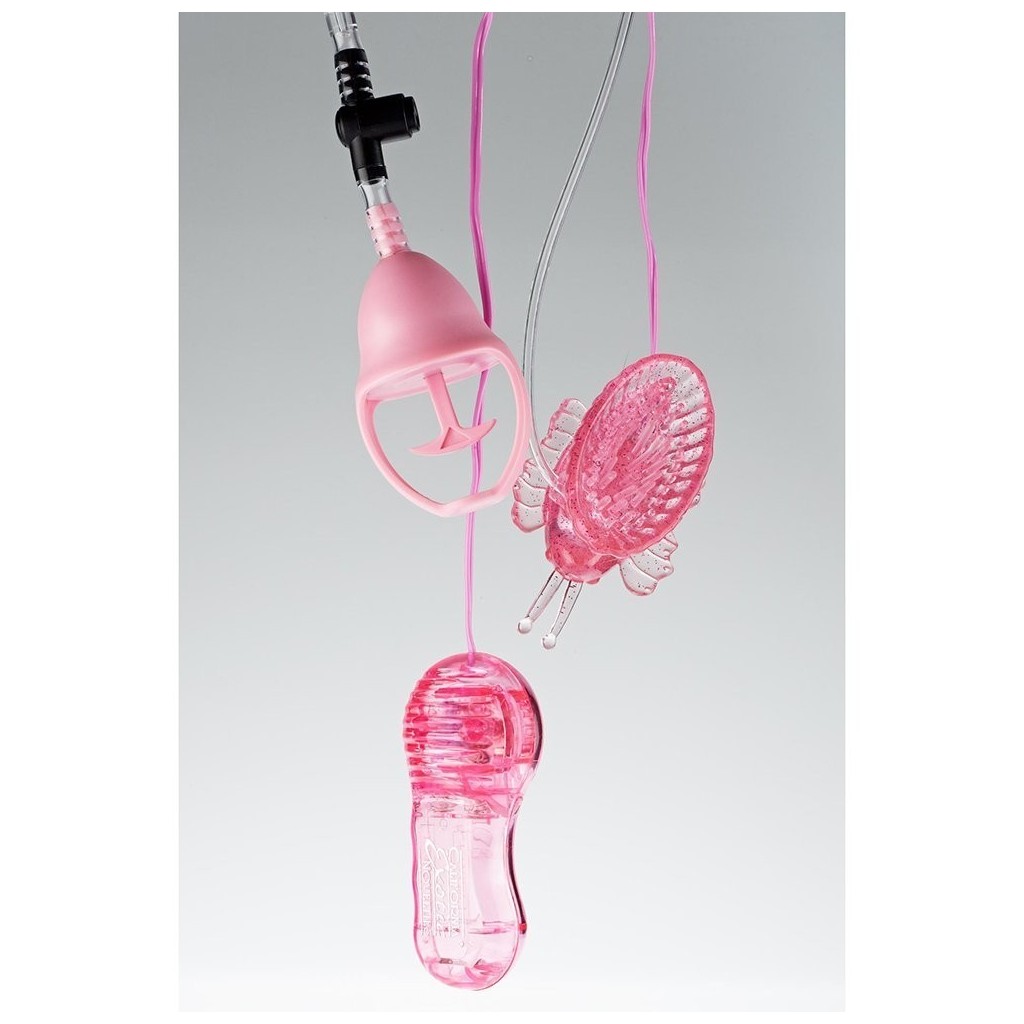 Stimolatore vaginale rosa in silicone