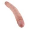 Dildo doppio pelle chiara King Cock 31 cm