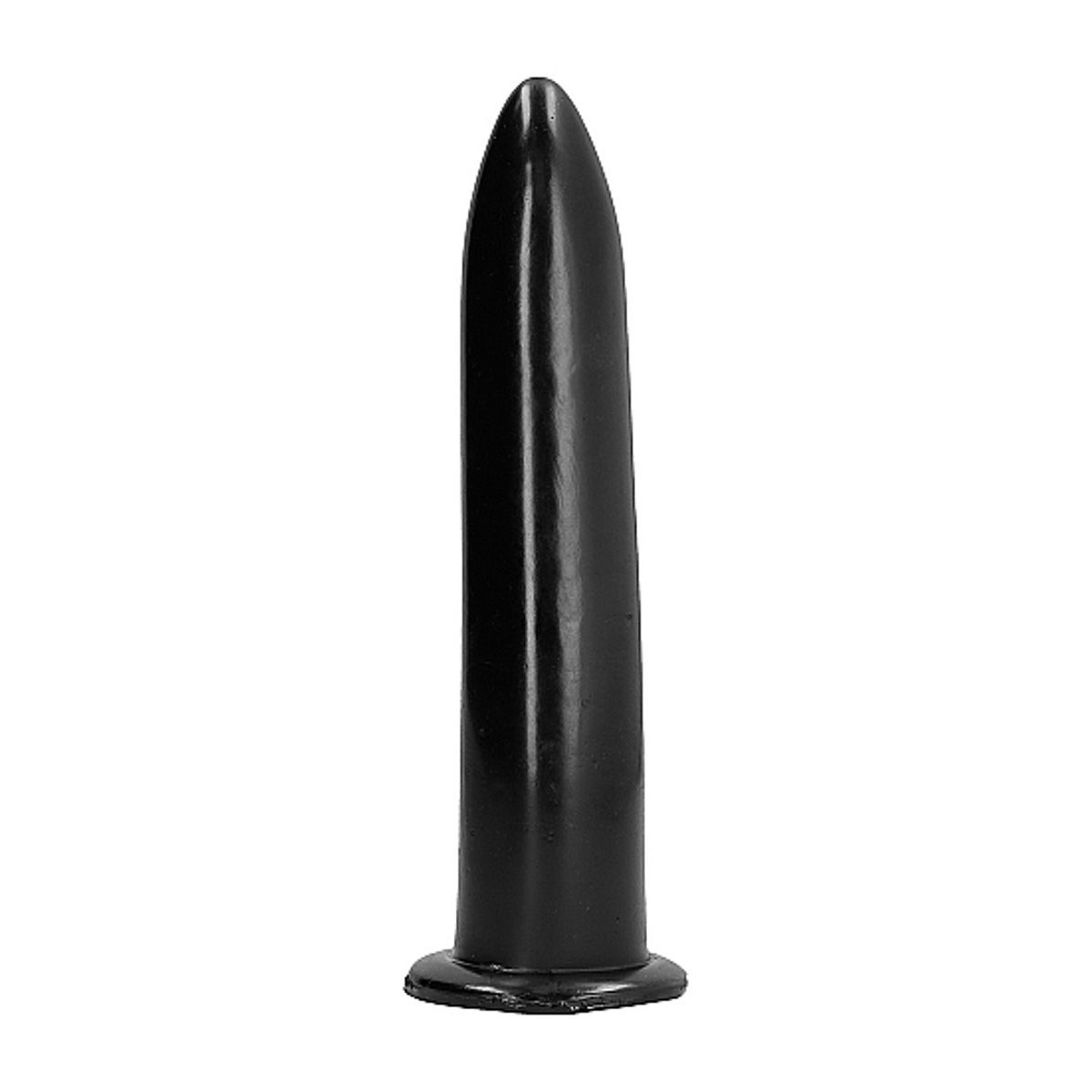 Dildo nero con ventosa all black