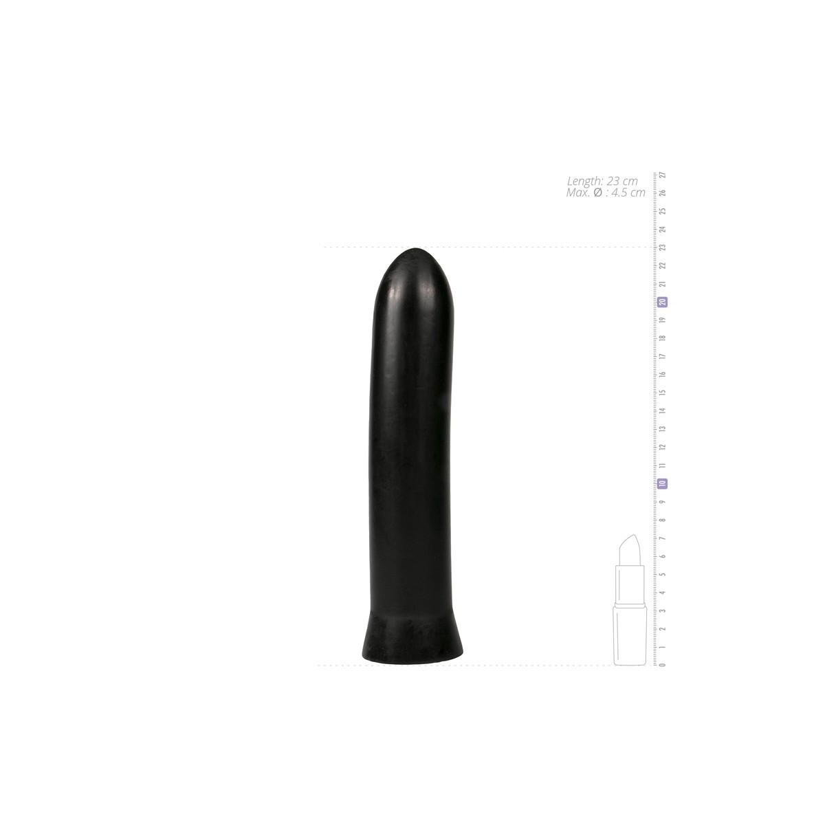 Dildo anale fallo con ventosa big all black