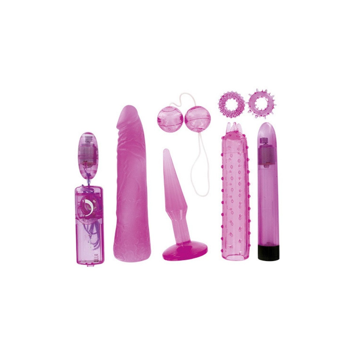 Sexy erotic treasure kit purple