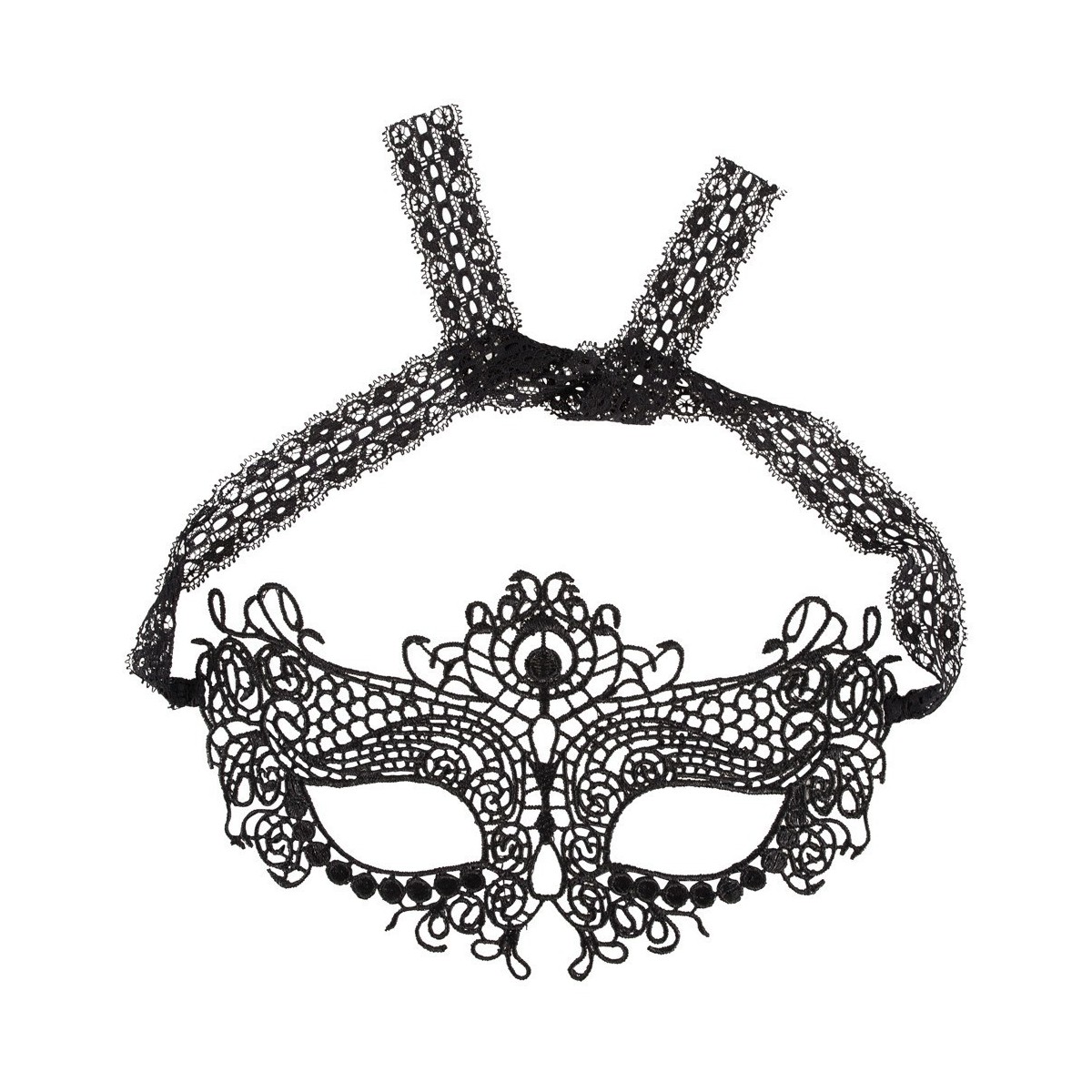 Maschera sexy nera veneziana gothic black