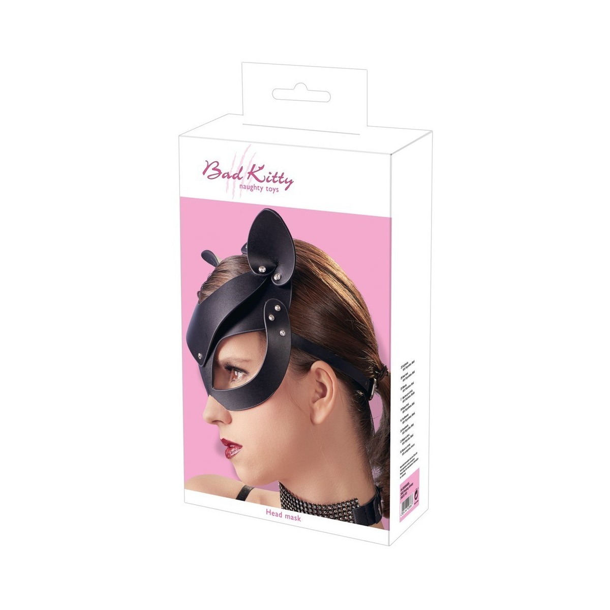 Maschera head black mask cat