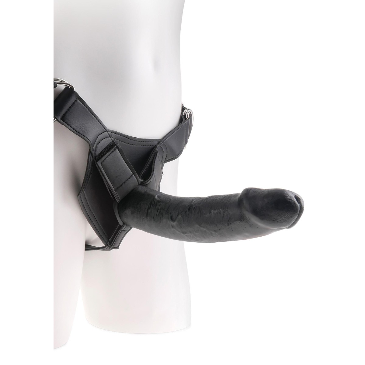 Imbragatura Strapon con dildo nero 23 cm