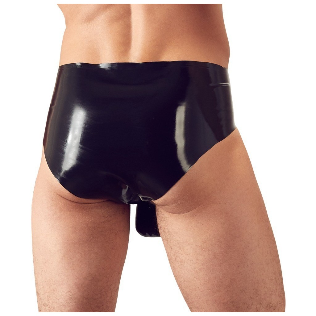 Slip uomo con guaina fallica in latex