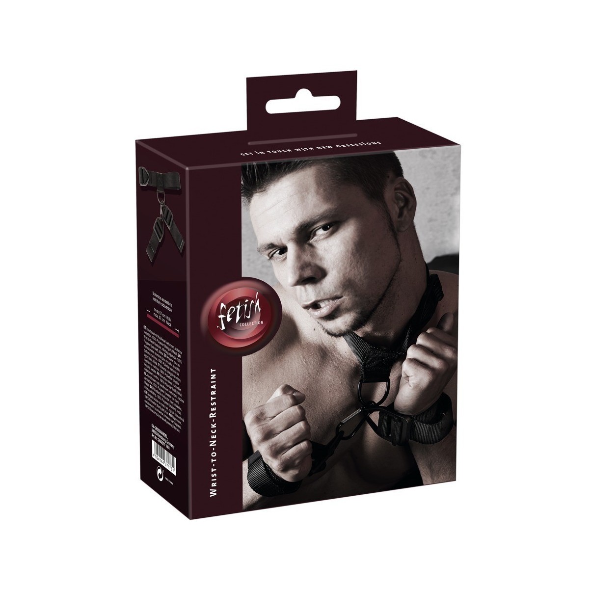 Kit costrittivo bdsm nero