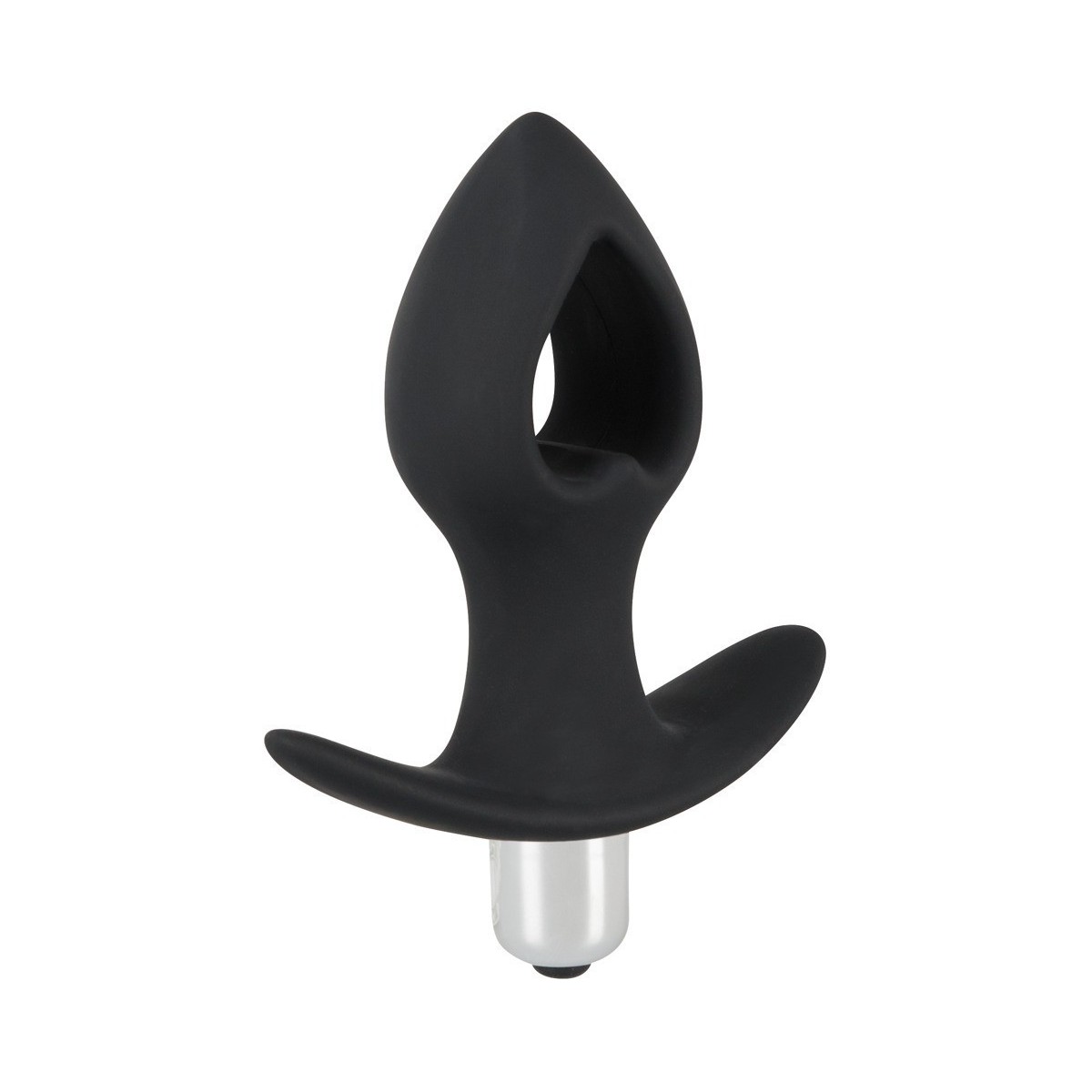 Plug anale silicone Black Velvets vibrante