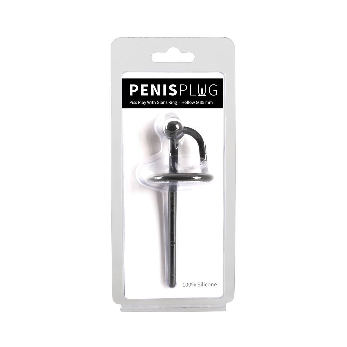 Penis plug dilatatore Piss Play con anello