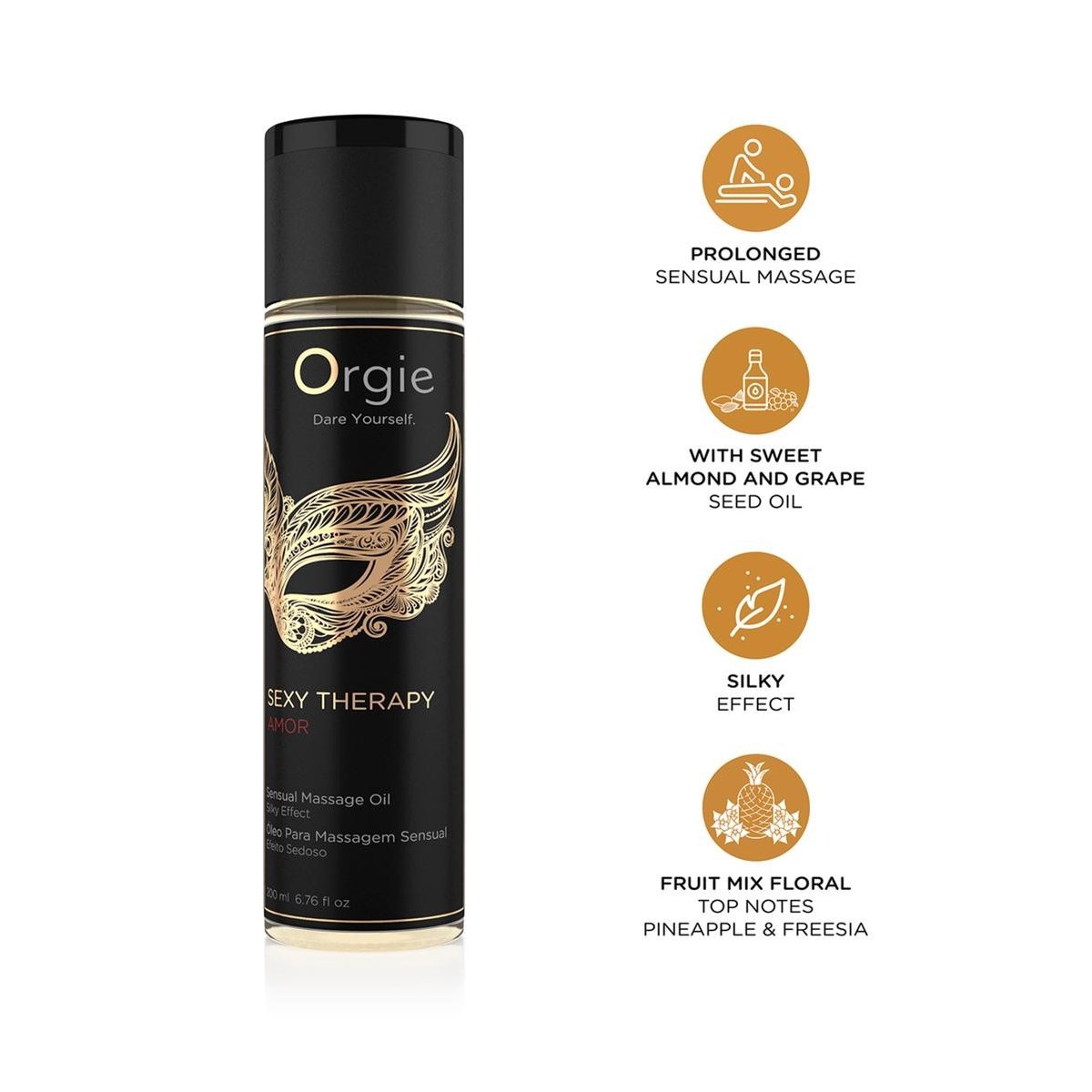 Olio massaggi therapy amor orgie 200 ml