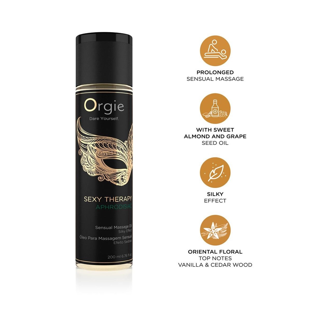 Olio massaggi sexy therapy afrodisiac 200ml