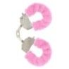 Manette BDSM Furry Fun Cuffs rosa