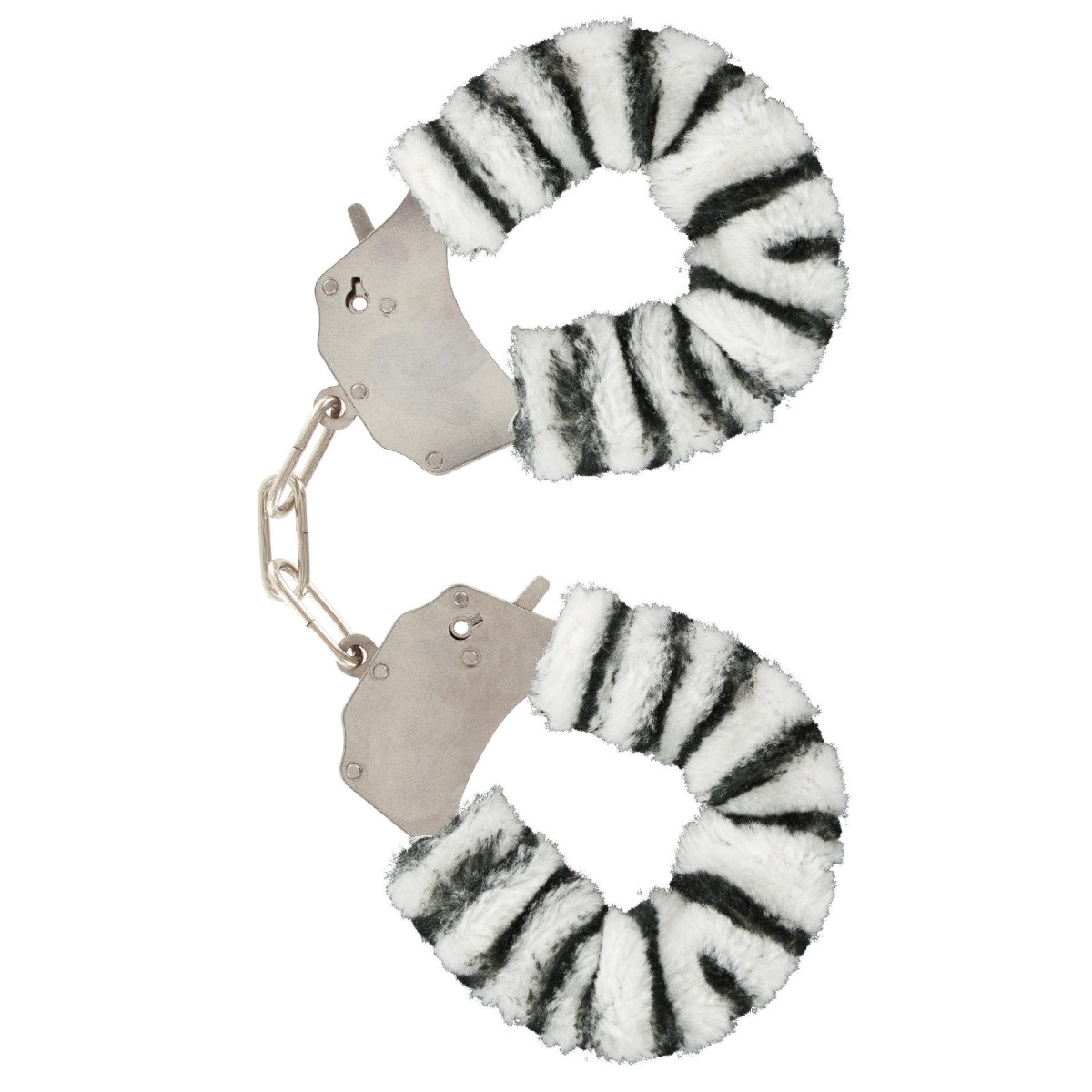 Manette Furry Fun Cuffs zebrate